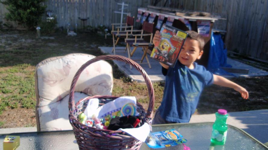 Cam's Easter basket